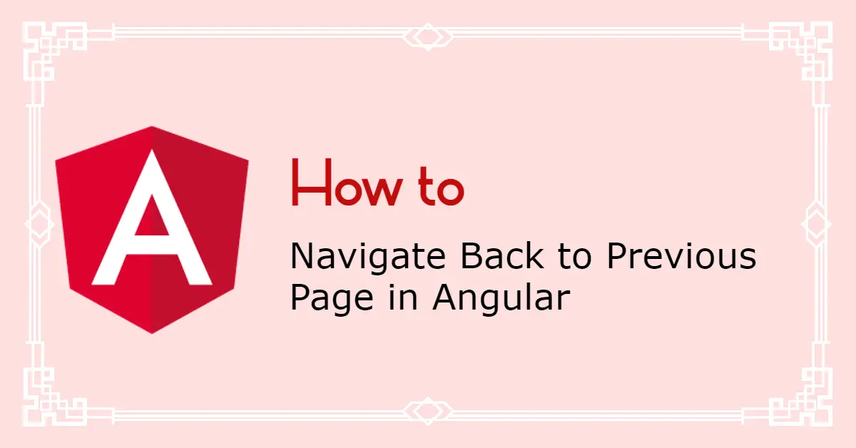 angular navigate back