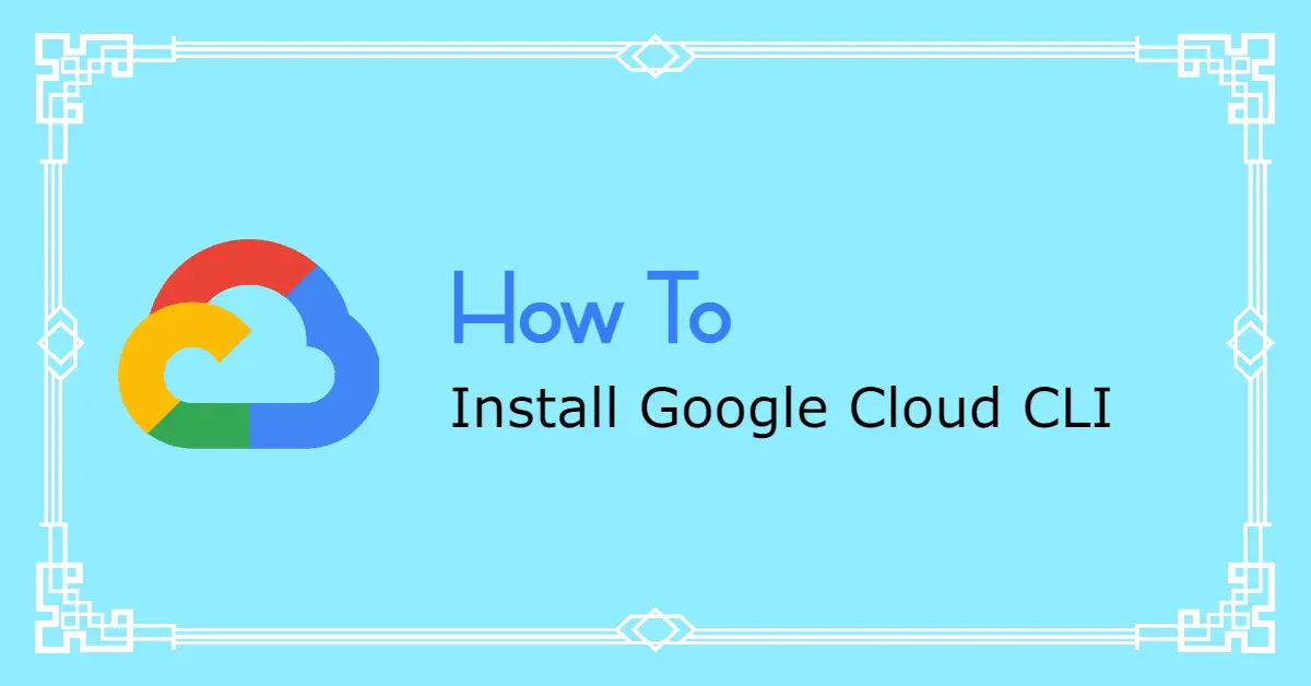 install google cloud cli
